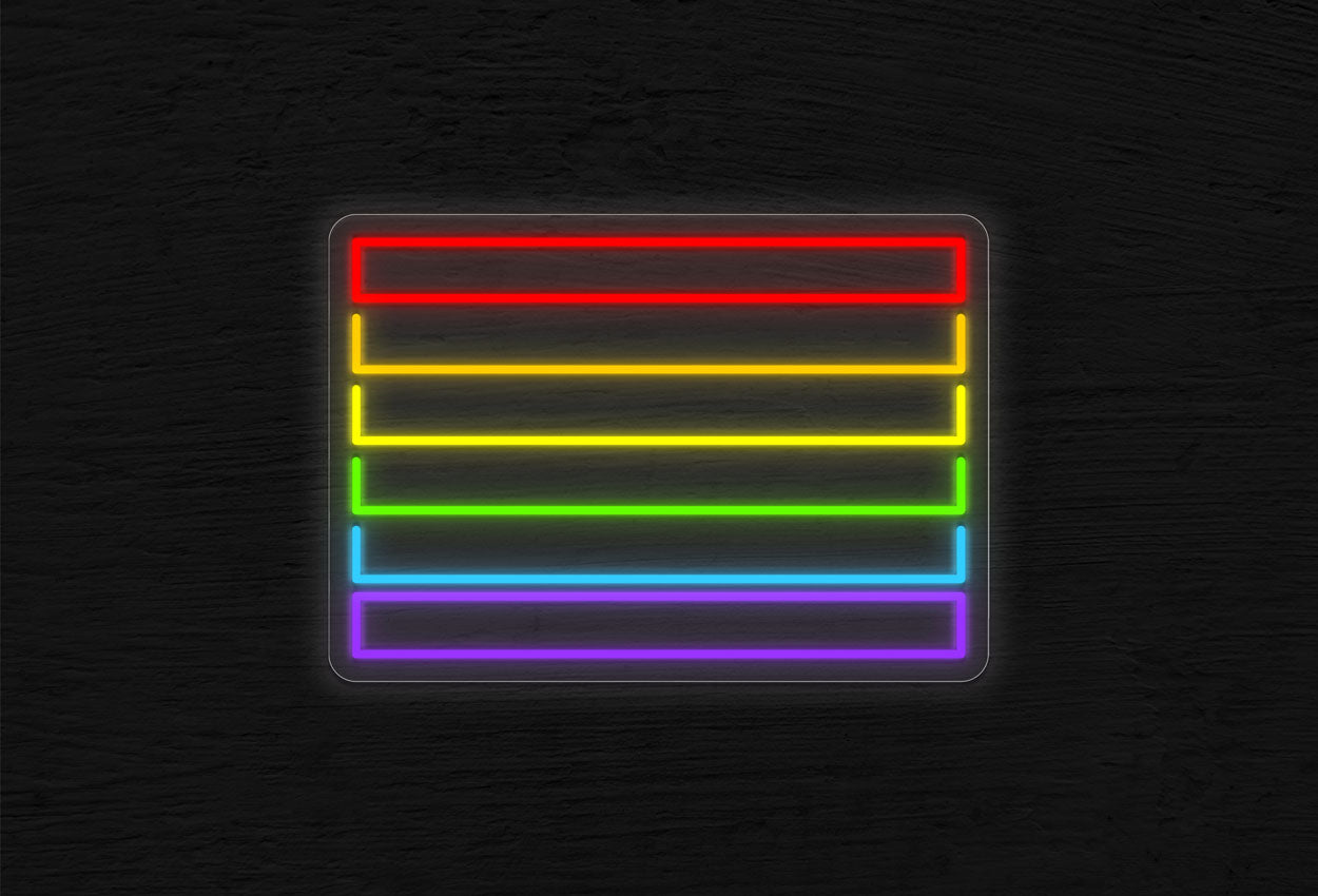 Gay Flag LED Neon Sign