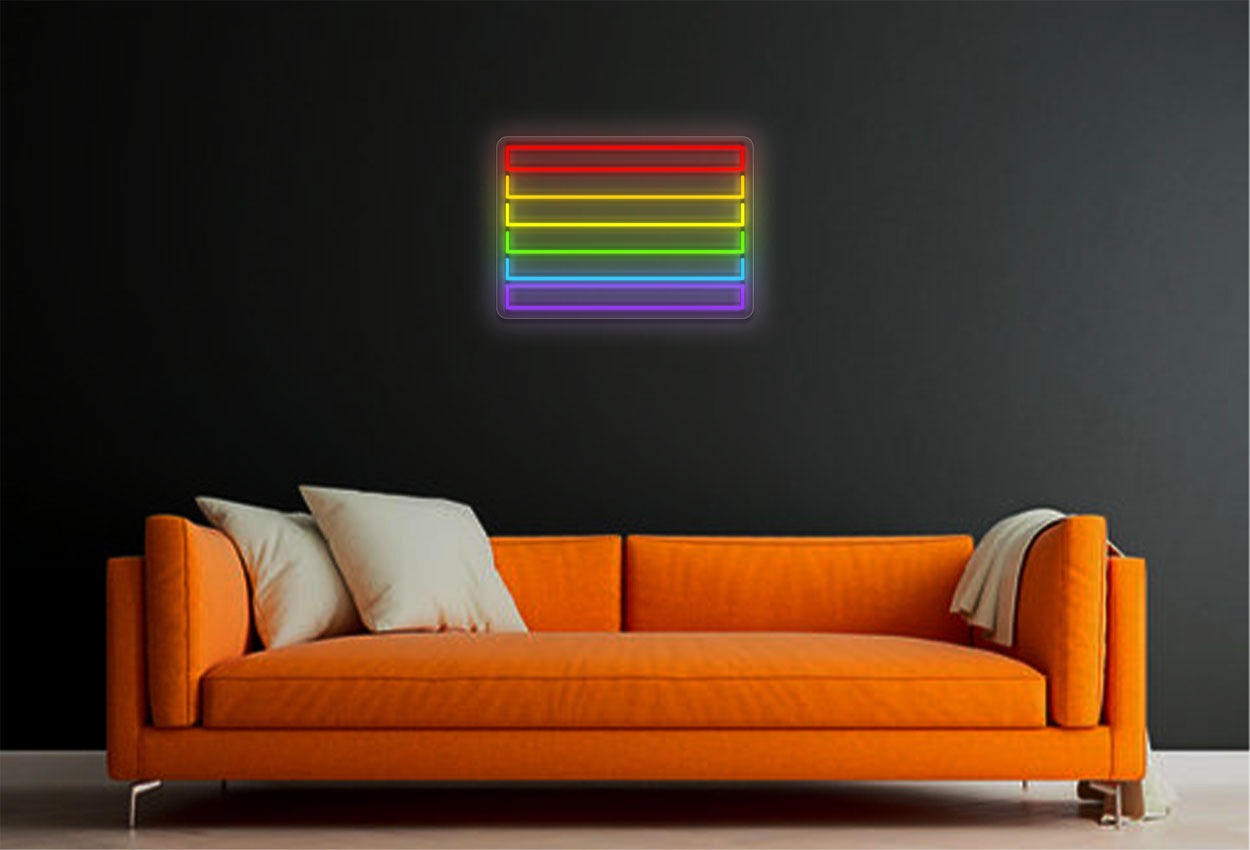 Gay Flag LED Neon Sign