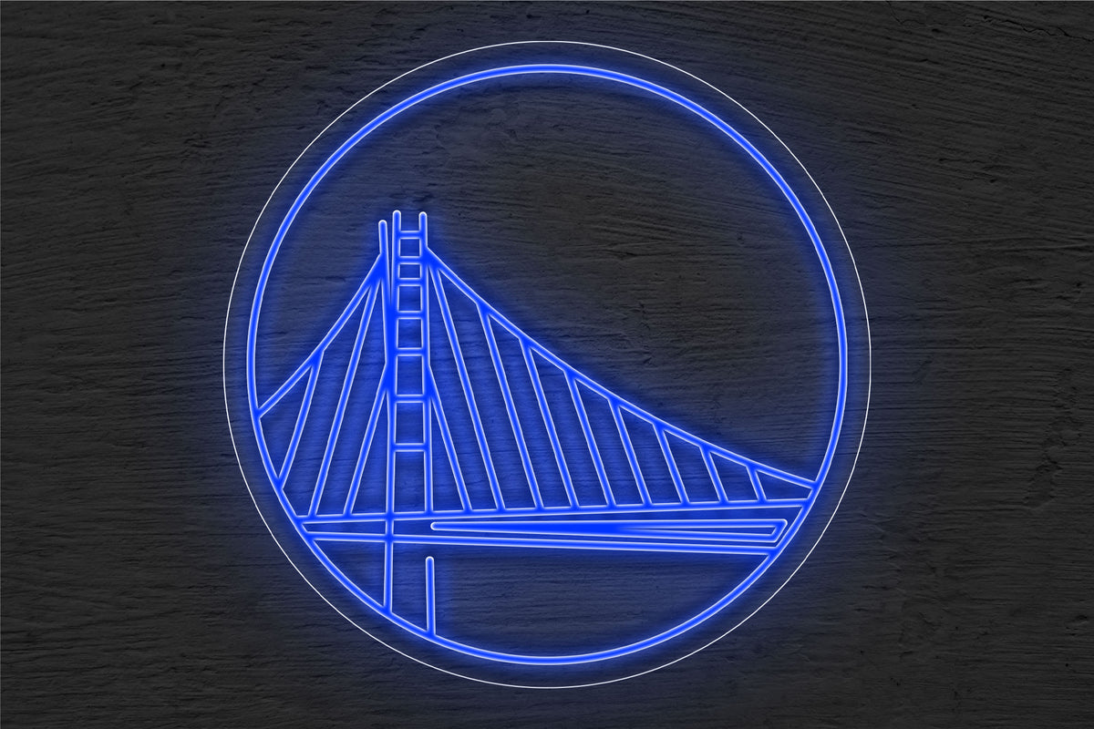 Golden State Logo LED Neon Sign