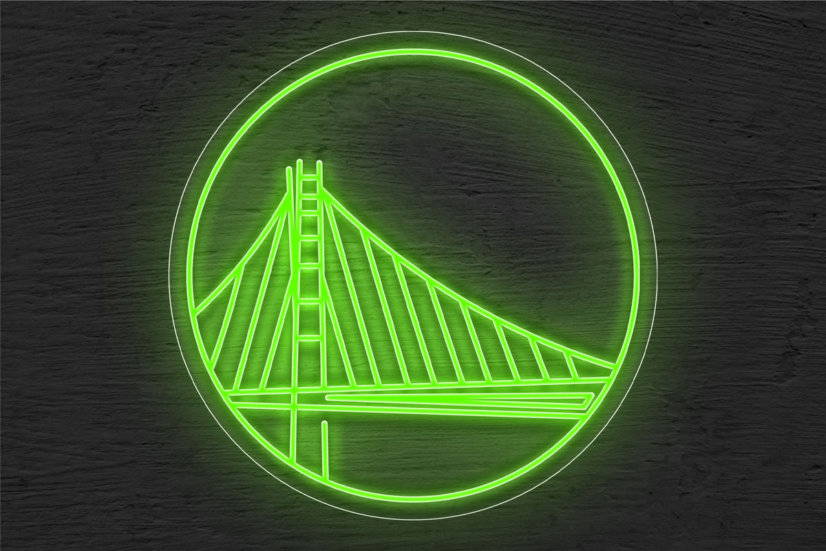 Golden State Logo LED Neon Sign