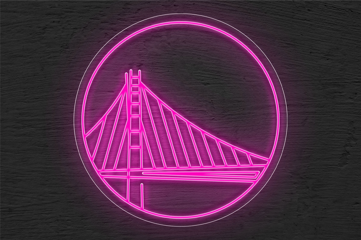 Golden State Logo LED Neon Sign