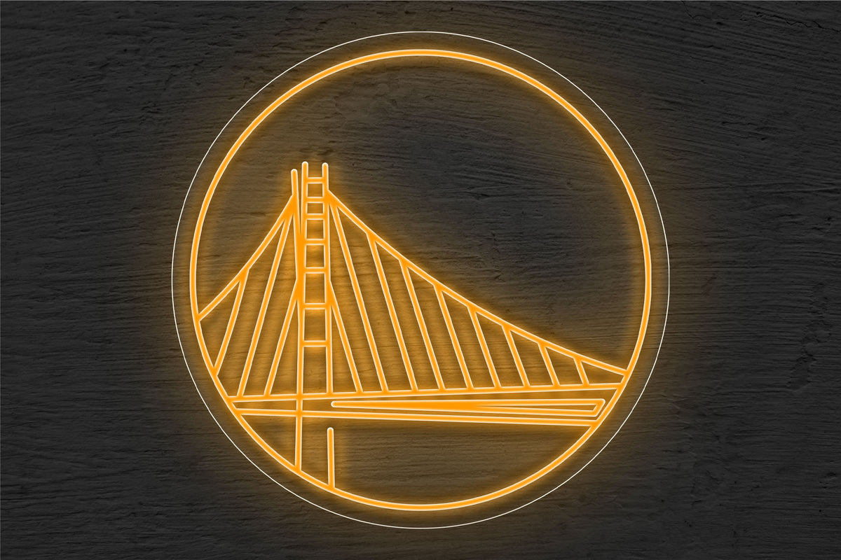 Golden State Logo LED Neon Sign