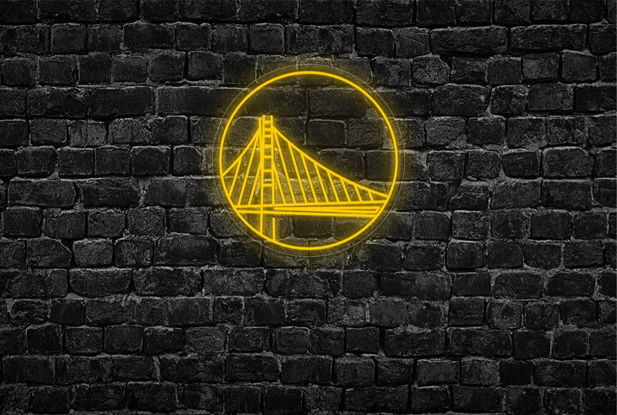 Golden State Logo LED Neon Sign