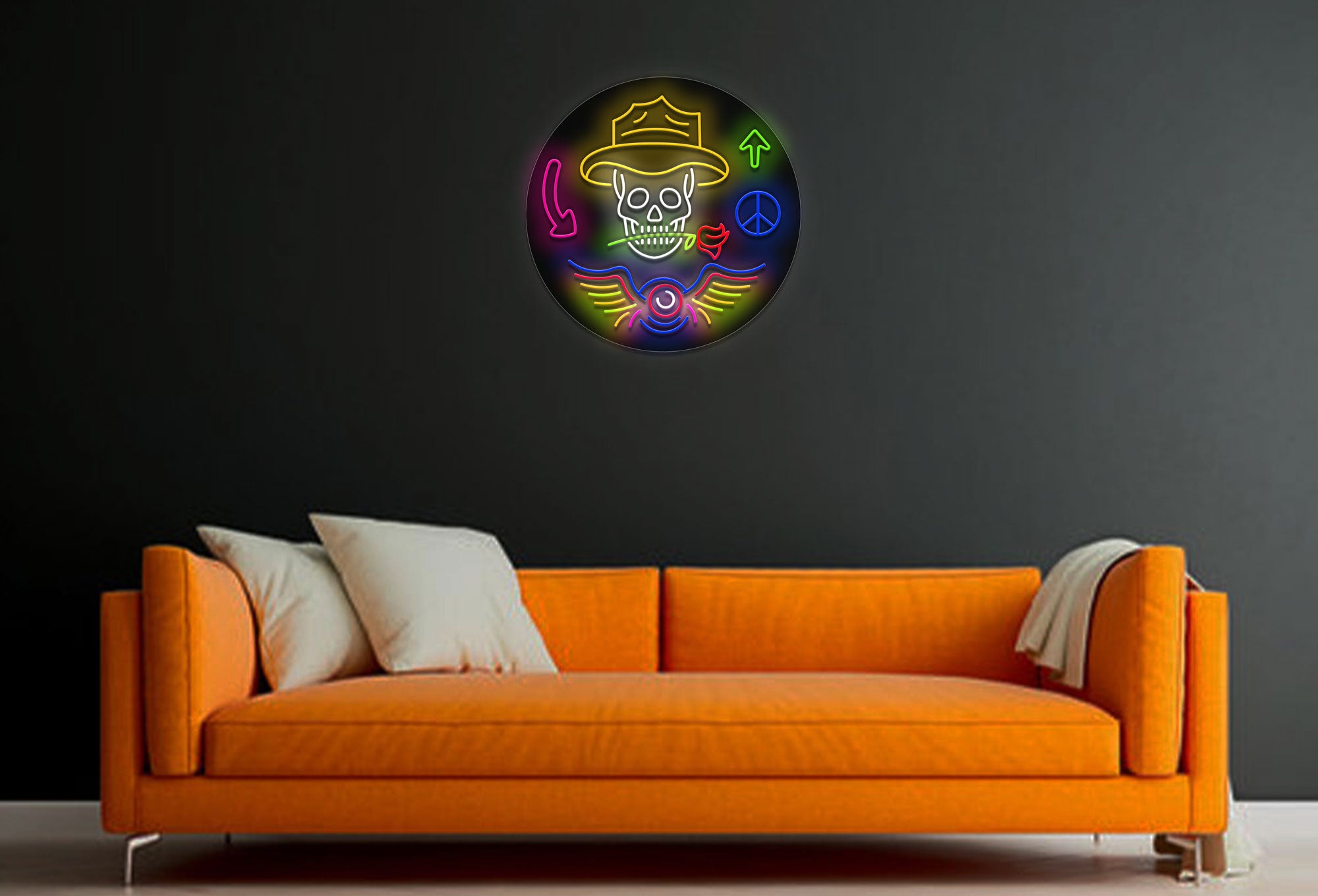 Grateful Dead Icons v2 LED Neon Sign