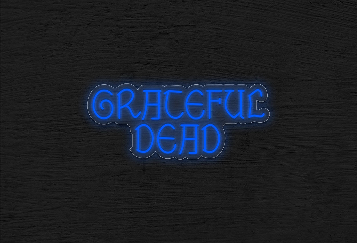 Grateful Dead in One Color LED Neon Sign