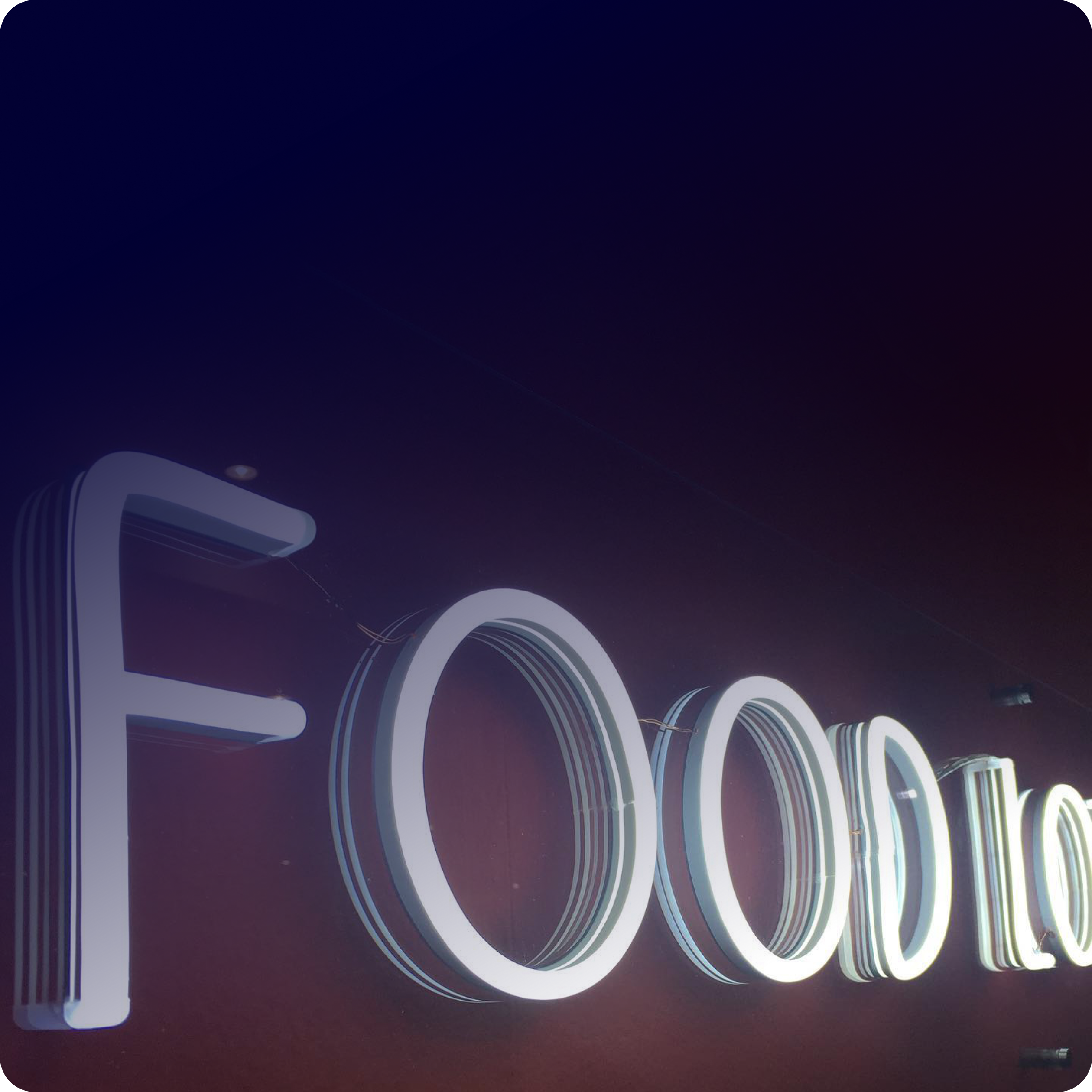 High-quality neon sign materials