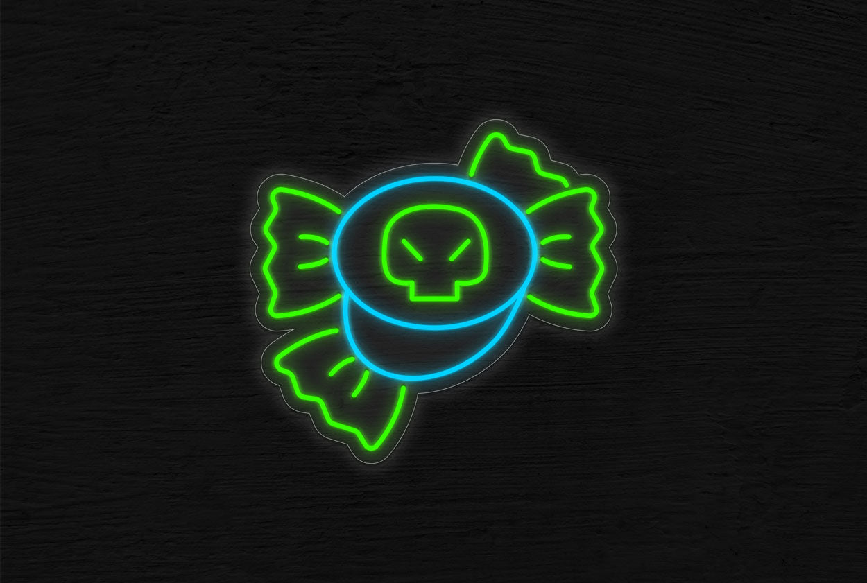 Halloween Candy in 2 colors LED Neon Sign