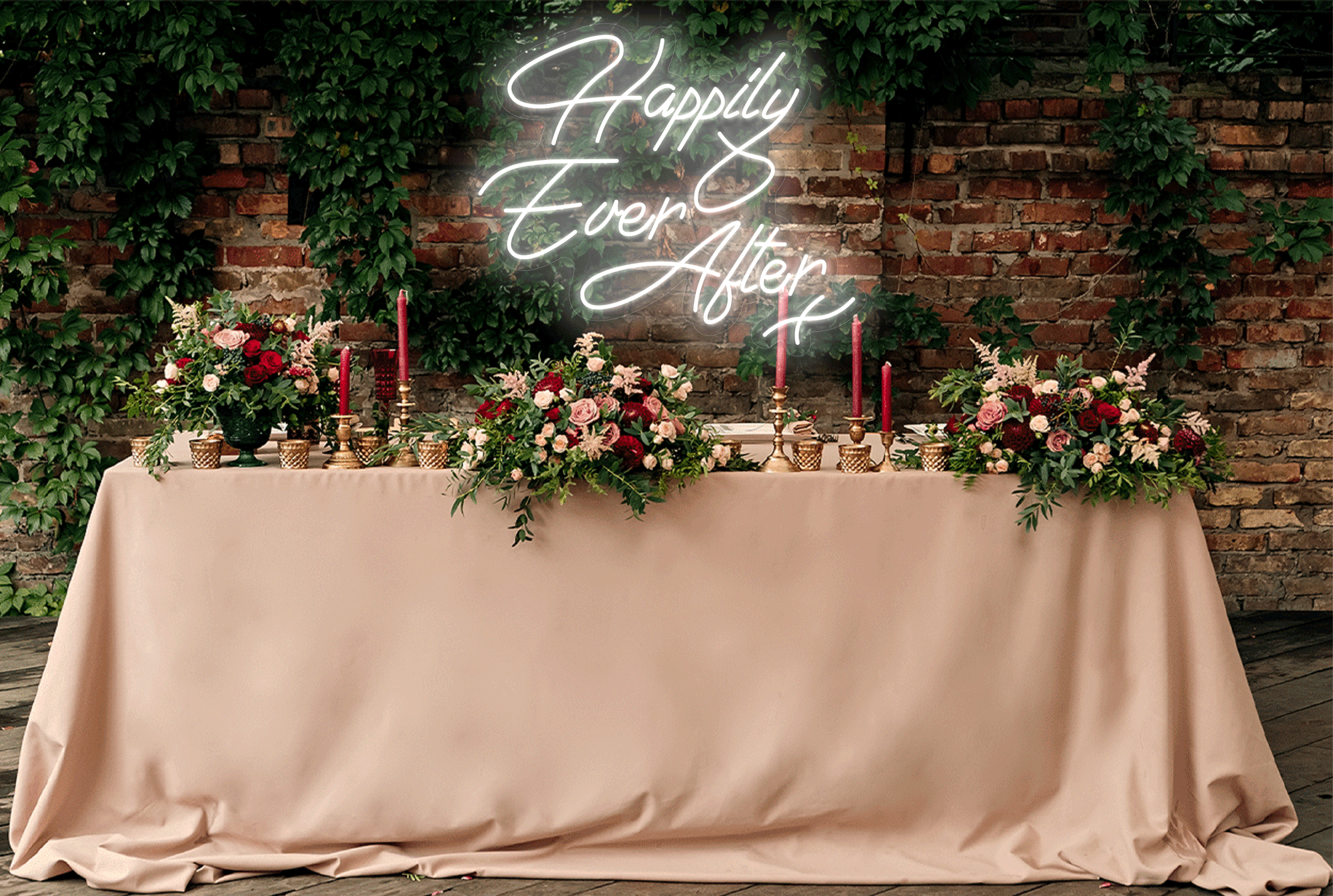 Happily Ever After 2 LED Neon Sign