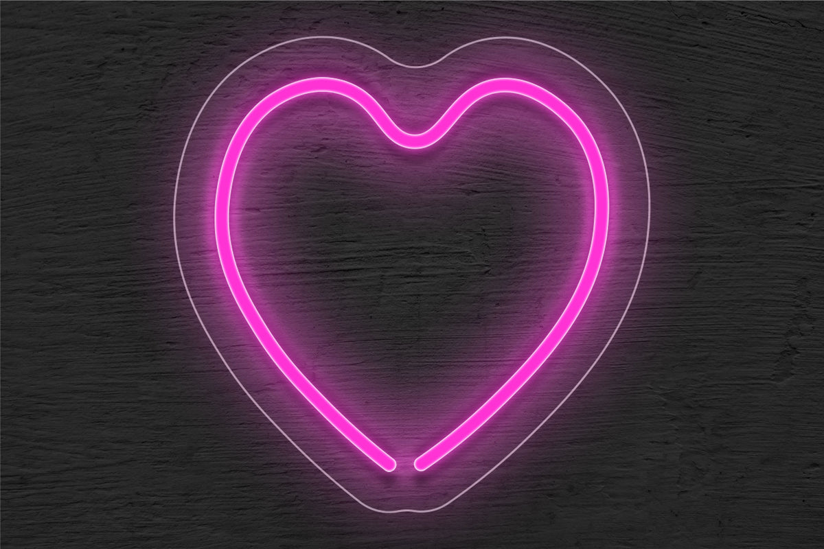 Heart Logo LED Neon Sign