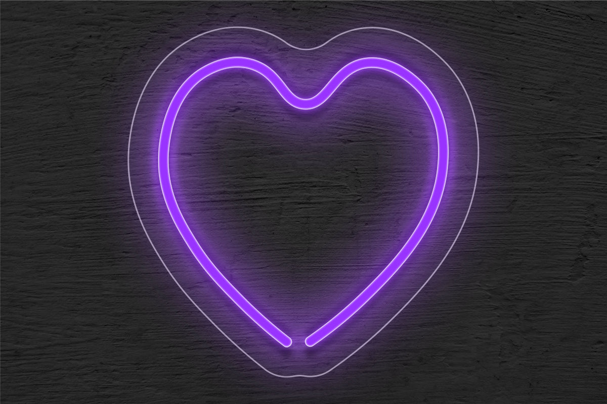 Heart Logo LED Neon Sign