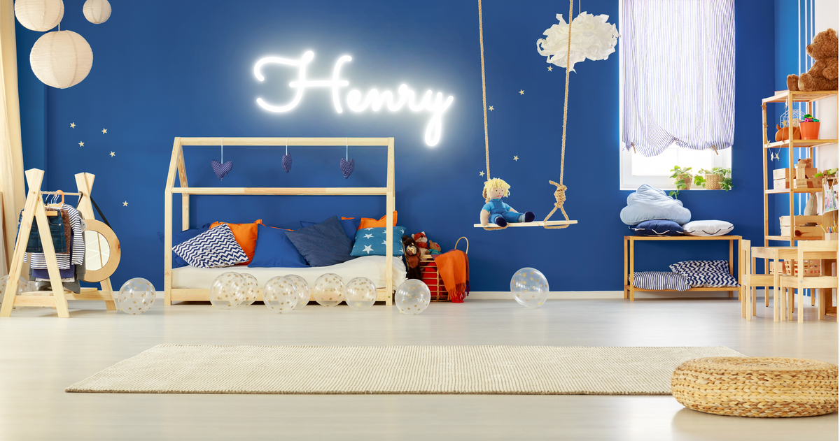 &quot;Henry&quot; Baby Name LED Neon Sign