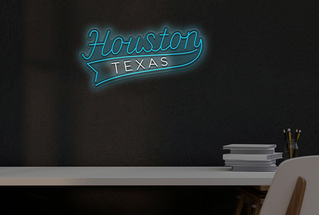 Houston Texas LED Neon Sign