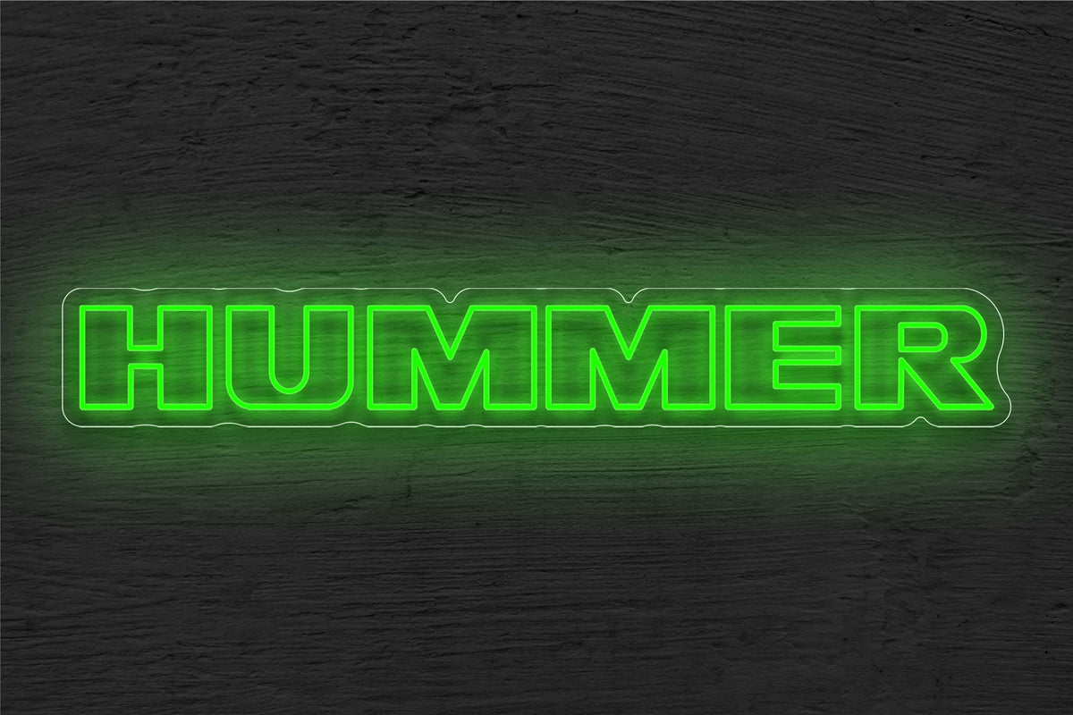 Hummer Logo LED Neon Sign