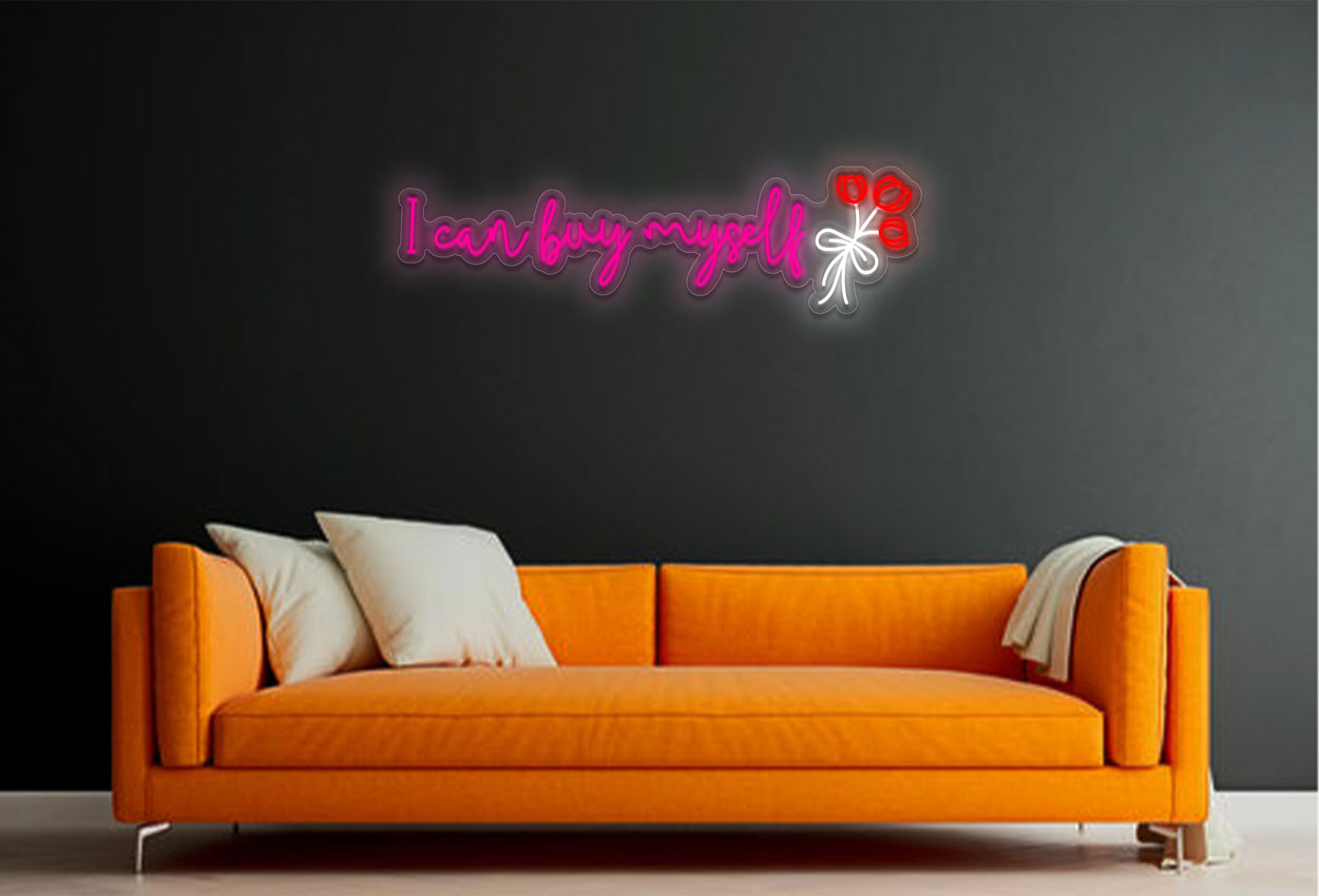 I can buy myself and simple Flower LED Neon Sign