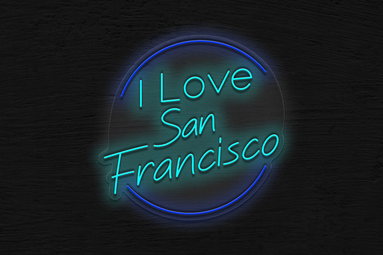I Love San Francisco LED Neon Sign