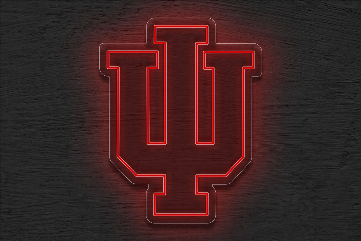 Indiana University Logo LED Neon Sign