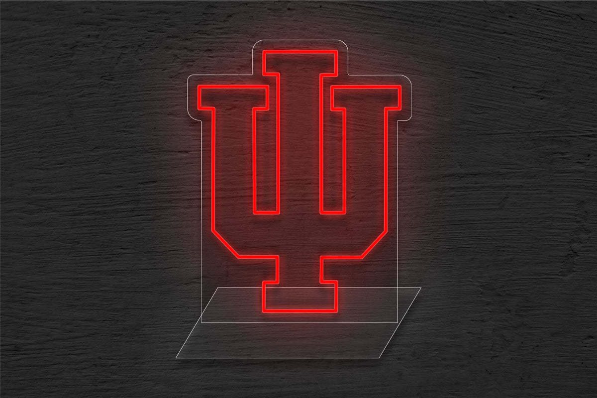 Indiana University Logo LED Neon Sign