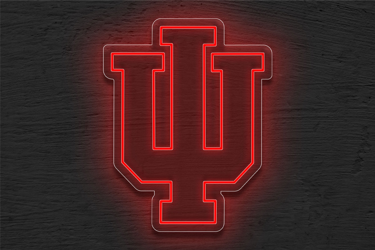 Indiana University Logo LED Neon Sign