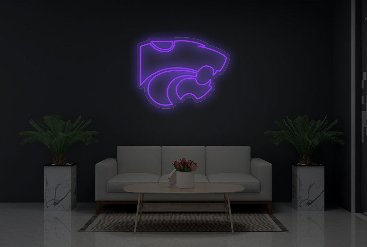 Kansas State Wildcats Logo LED Neon Sign