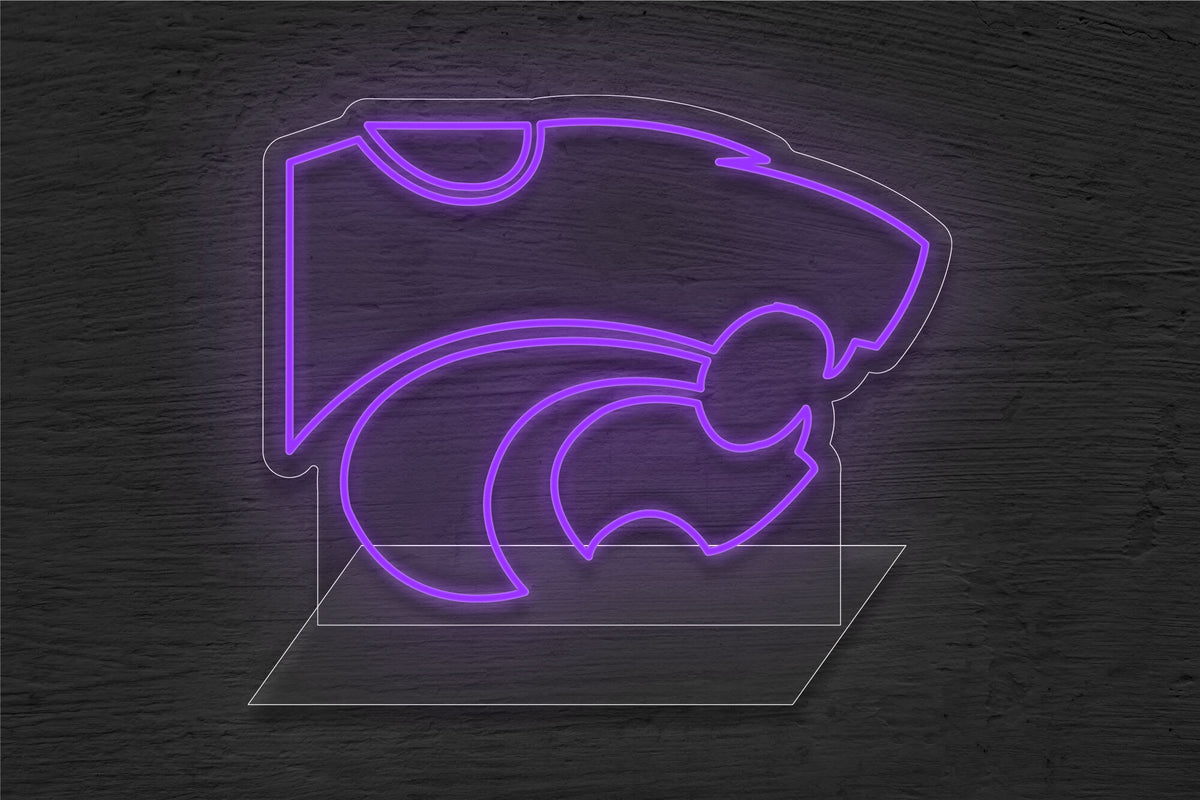 Kansas State Wildcats Logo LED Neon Sign
