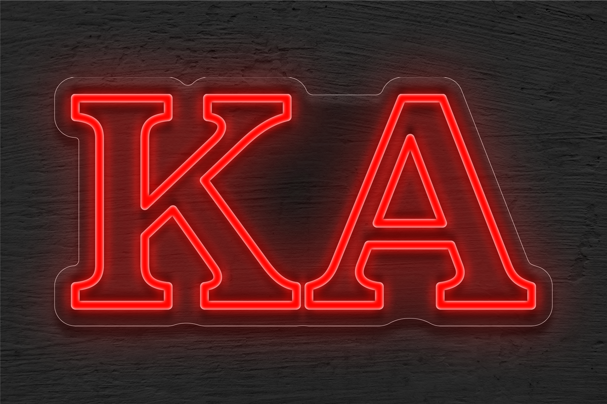 Kappa Alpha Order LED Neon Sign