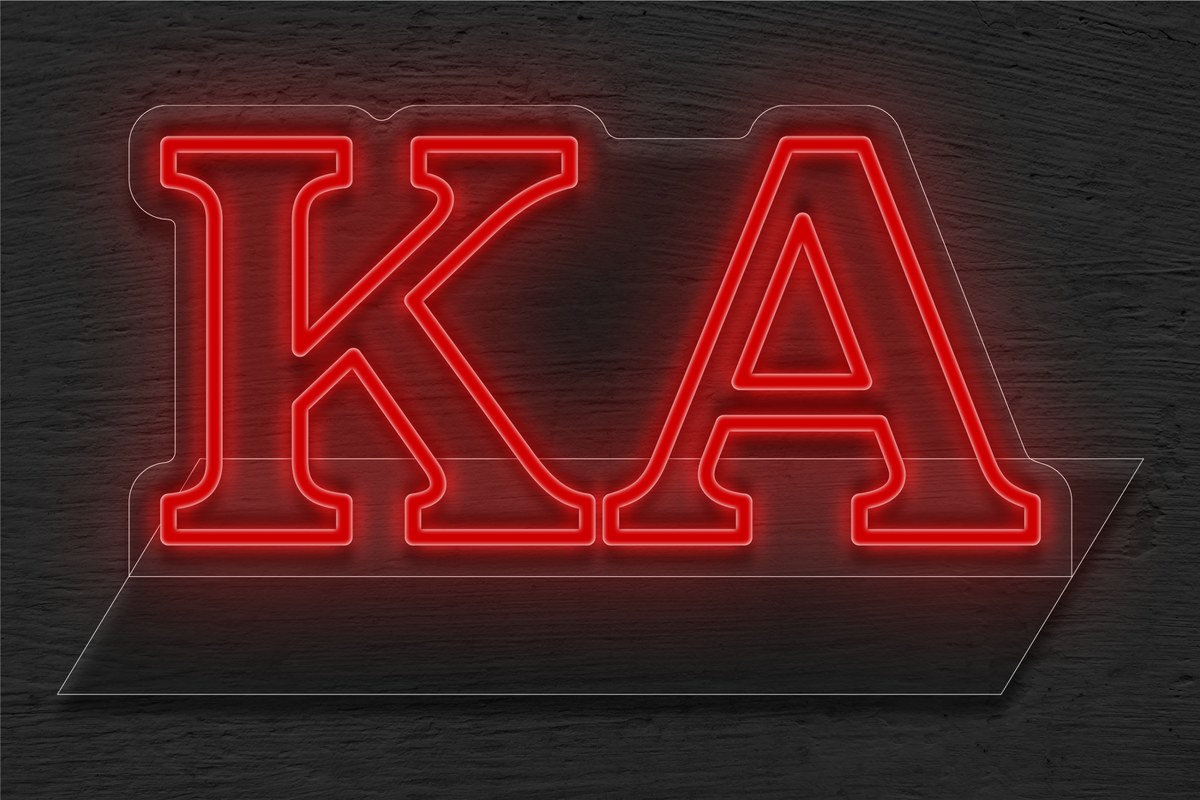 Kappa Alpha Order LED Neon Sign