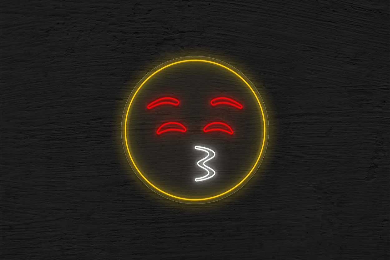 Kiss Emoji LED Neon Sign