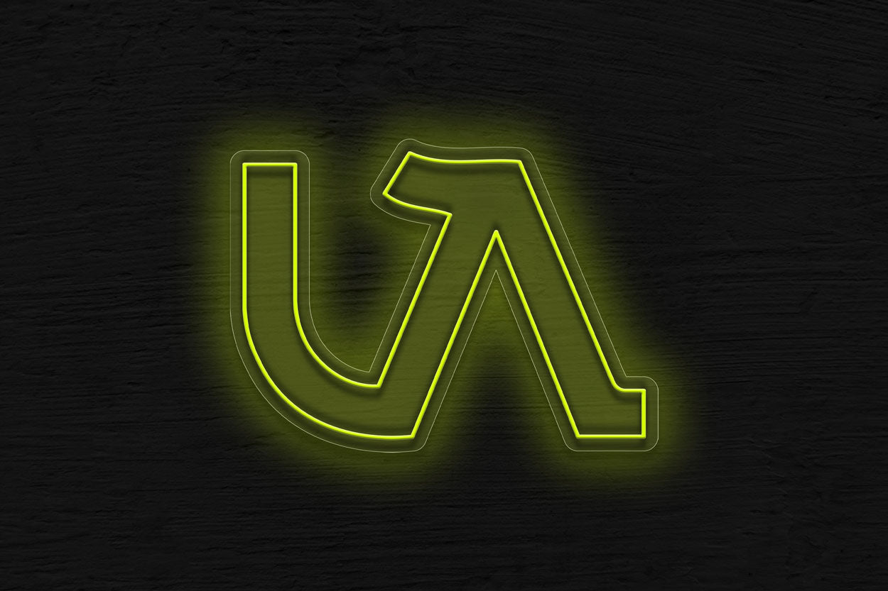 LA Double Stroke Foreign Font LED Neon Sign