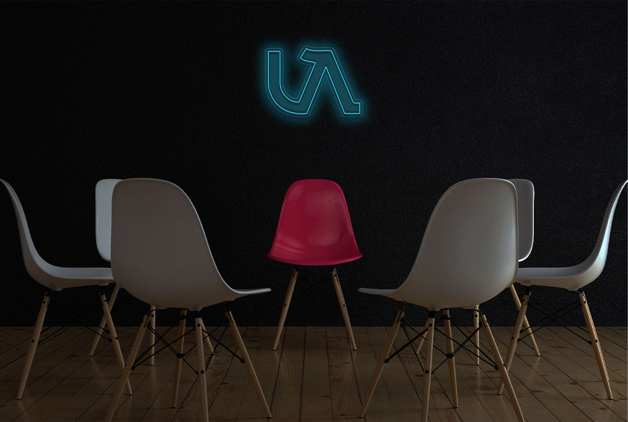 LA Double Stroke Foreign Font LED Neon Sign