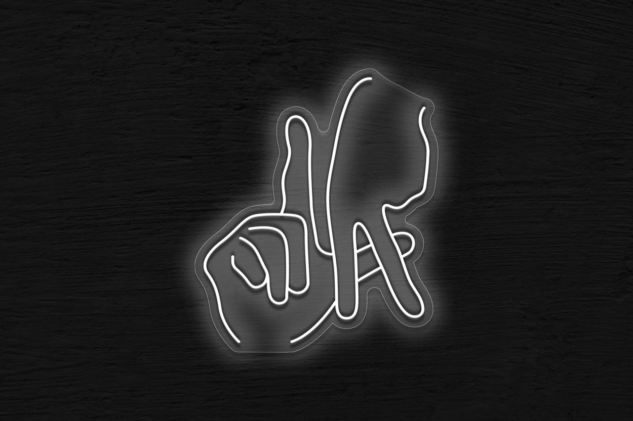 LA Hand Sign LED Neon Sign
