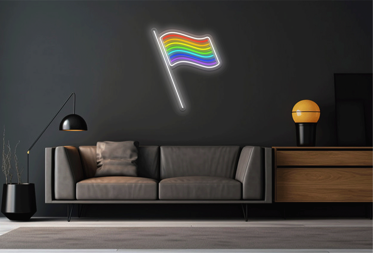 Pride Flag LED Neon Sign