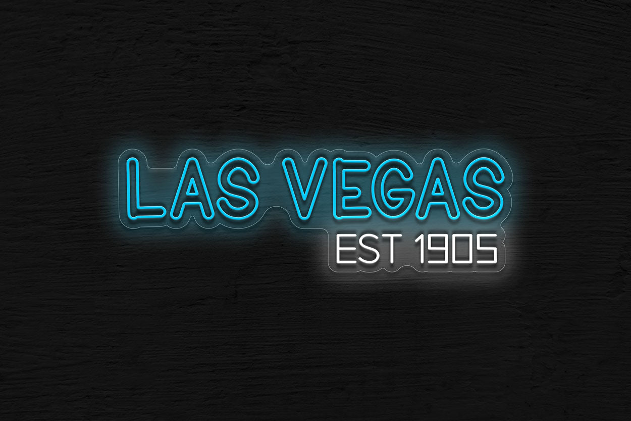 Las Vegas Est 1905 LED Neon Sign
