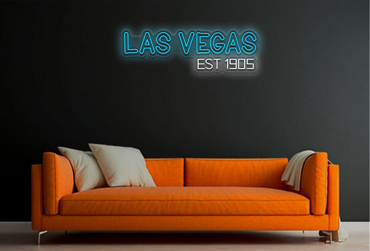 Las Vegas Est 1905 LED Neon Sign