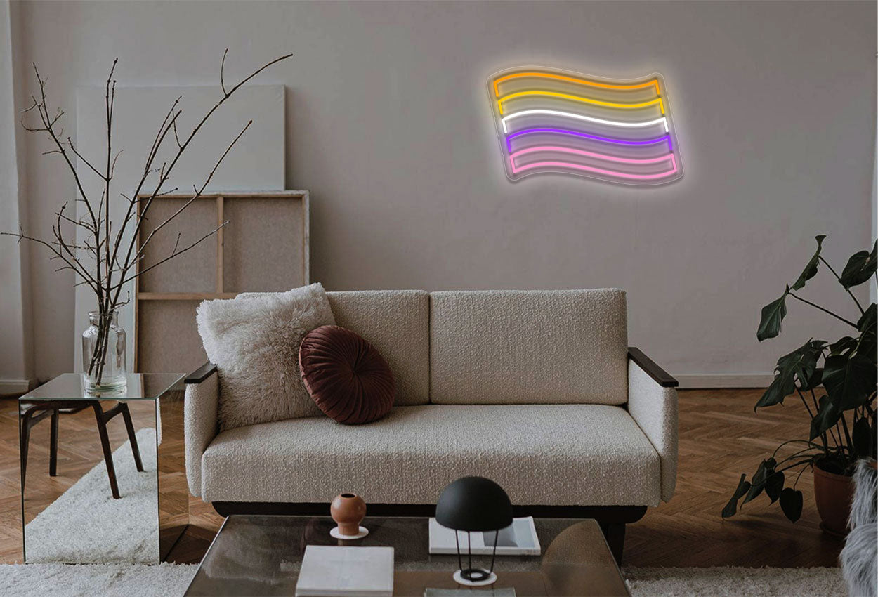 Lesbian Flag LED Neon Sign