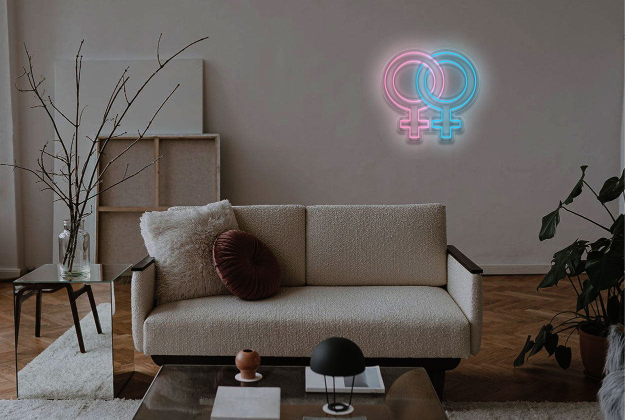 Lesbian Logo LED Neon Sign