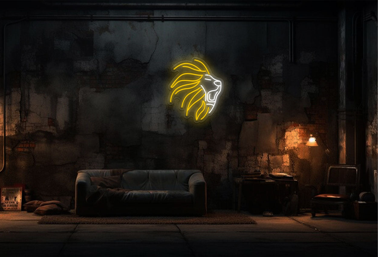 Buy Lion LED Neon Sign | Animal Signs from Best Buy Neon Signs