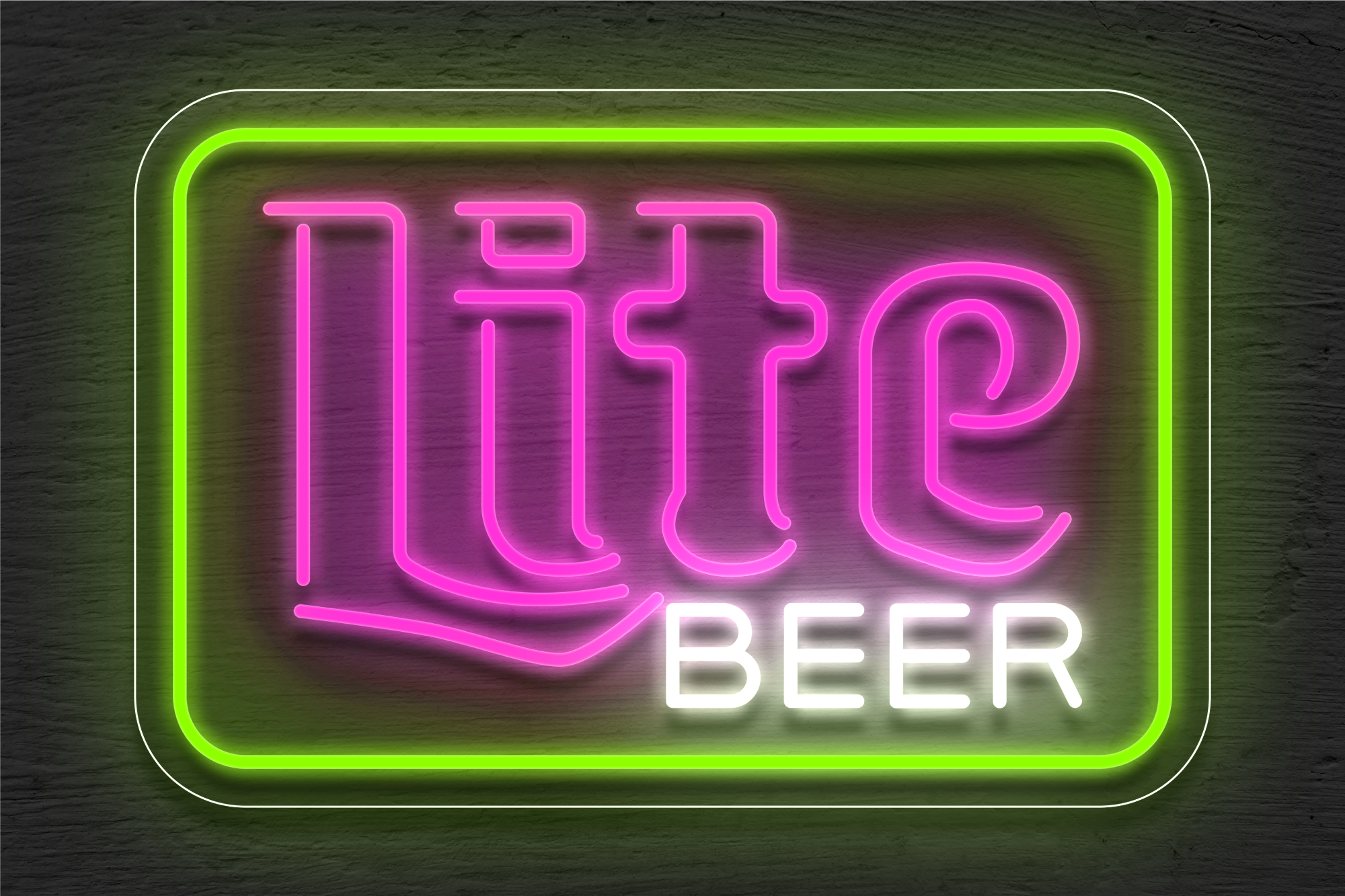 rrr ヴィンテージ ネオン管 Lite BEER 希少 看板 Miller Lite Beer rrr ヴィンテージ ネオン管 Lite BEER 希少 看板 Miller Lite Beer