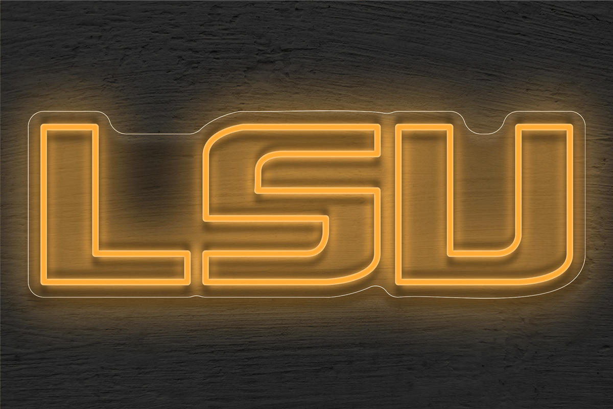 Louisiana State University (LSU) Logo LED Neon Sign