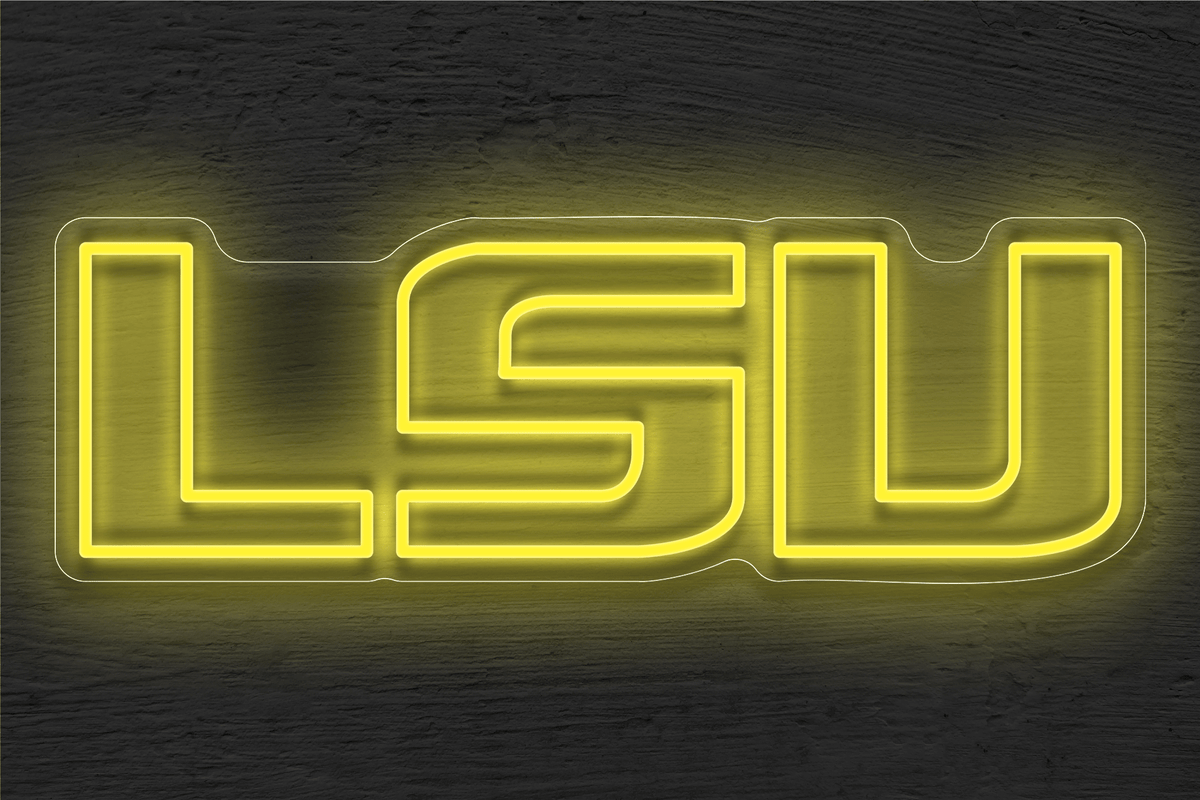 Louisiana State University (LSU) Logo LED Neon Sign