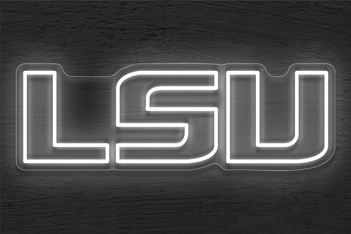 Louisiana State University (LSU) Logo LED Neon Sign