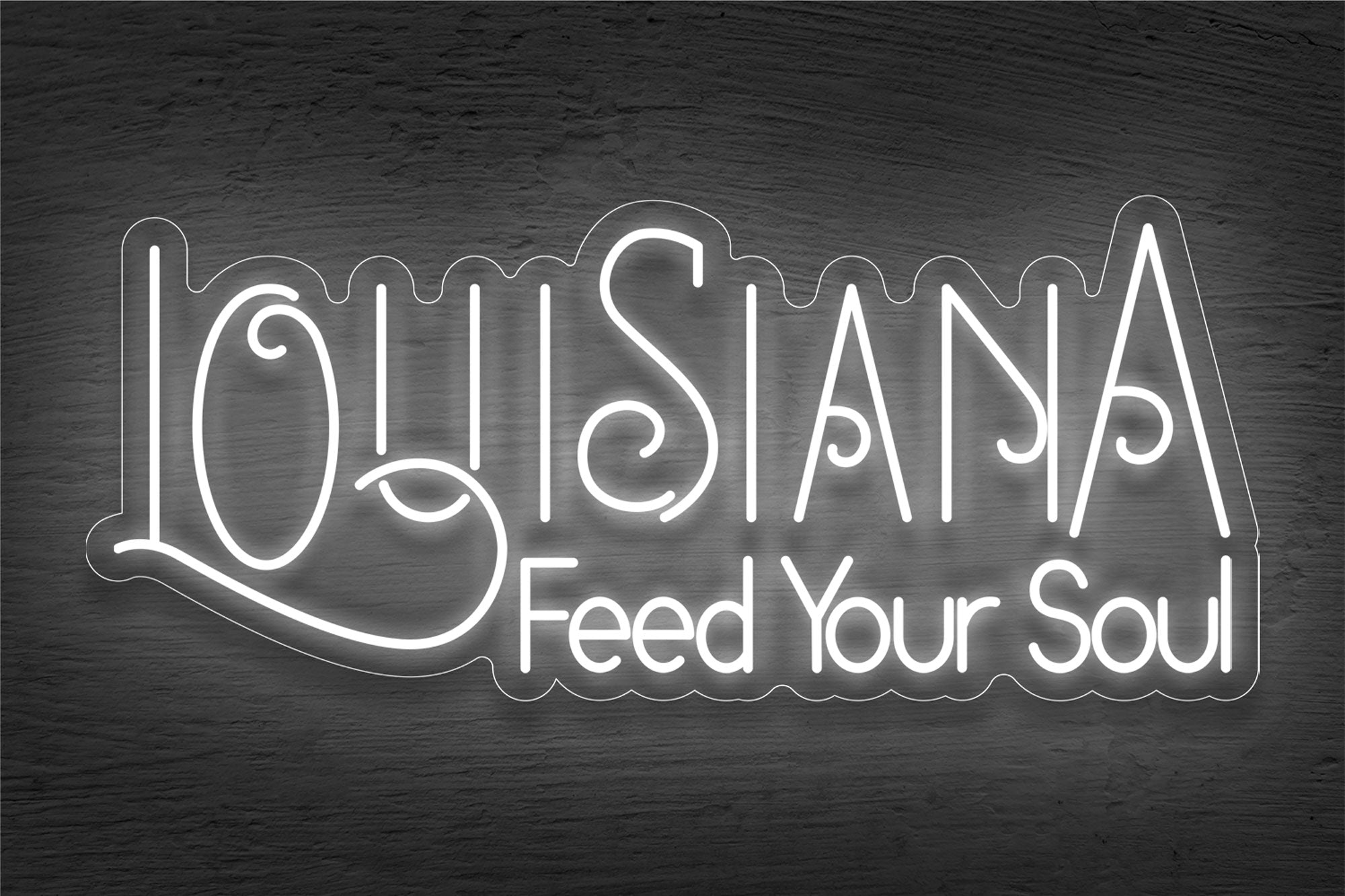 Louisiana Feed Your Soul LED Neon Sign