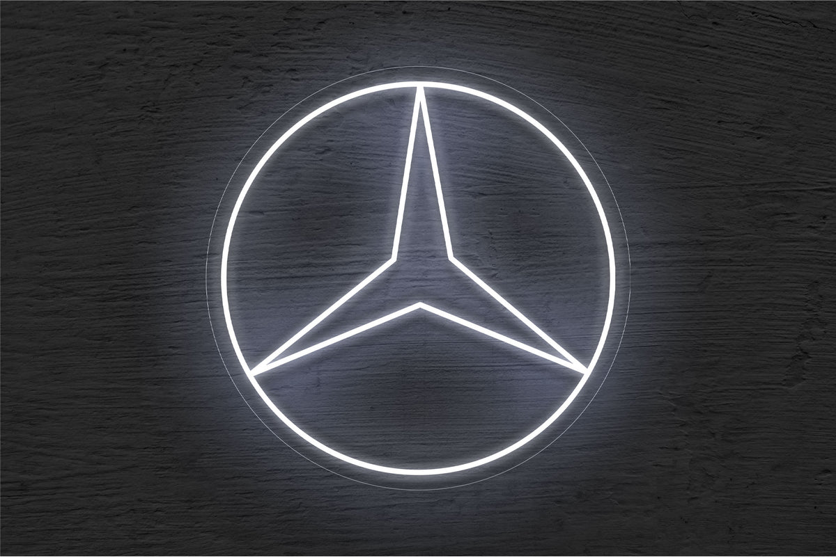 Mercedes Benz Logo LED Neon Sign