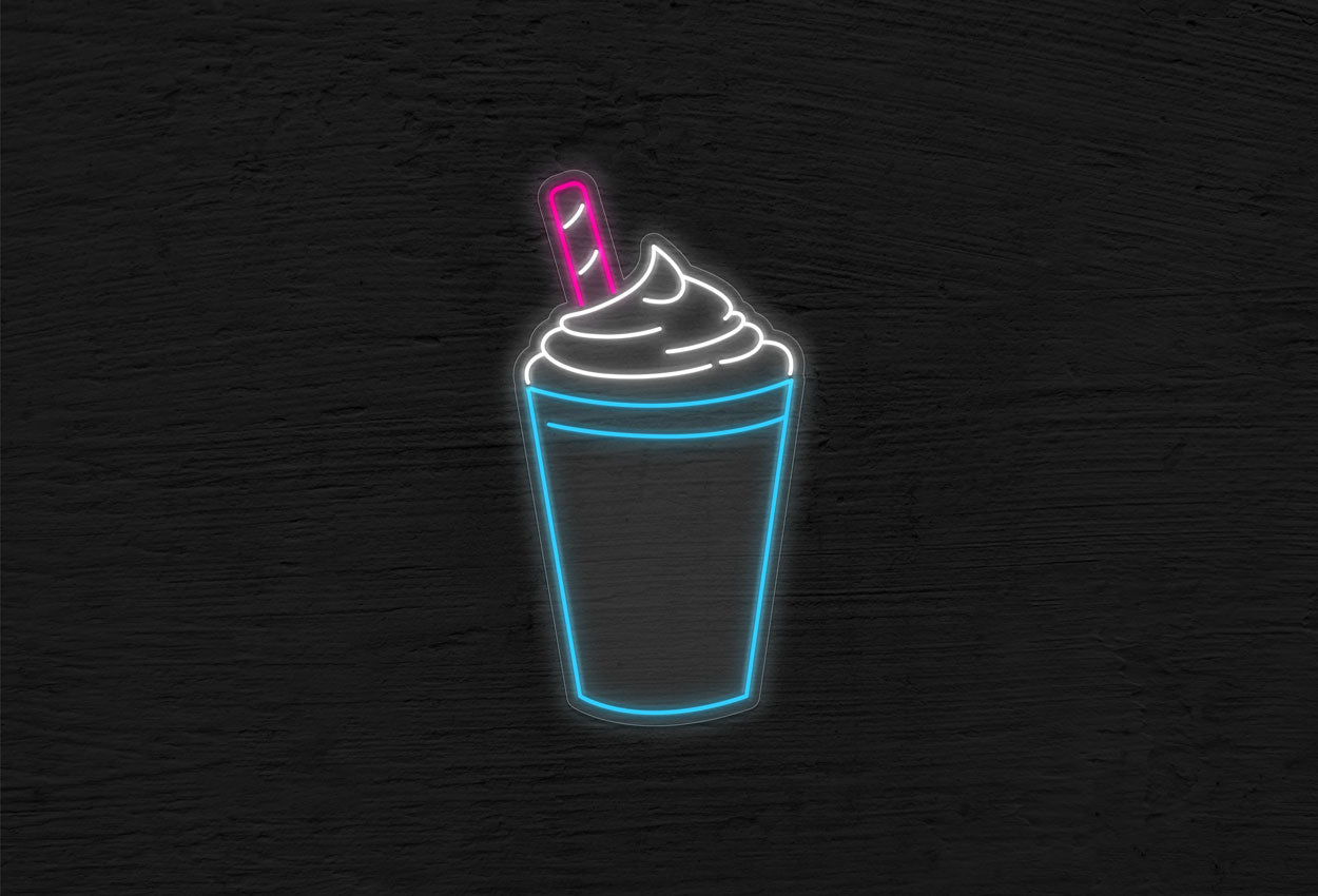 Milkshake LED Neon Sign