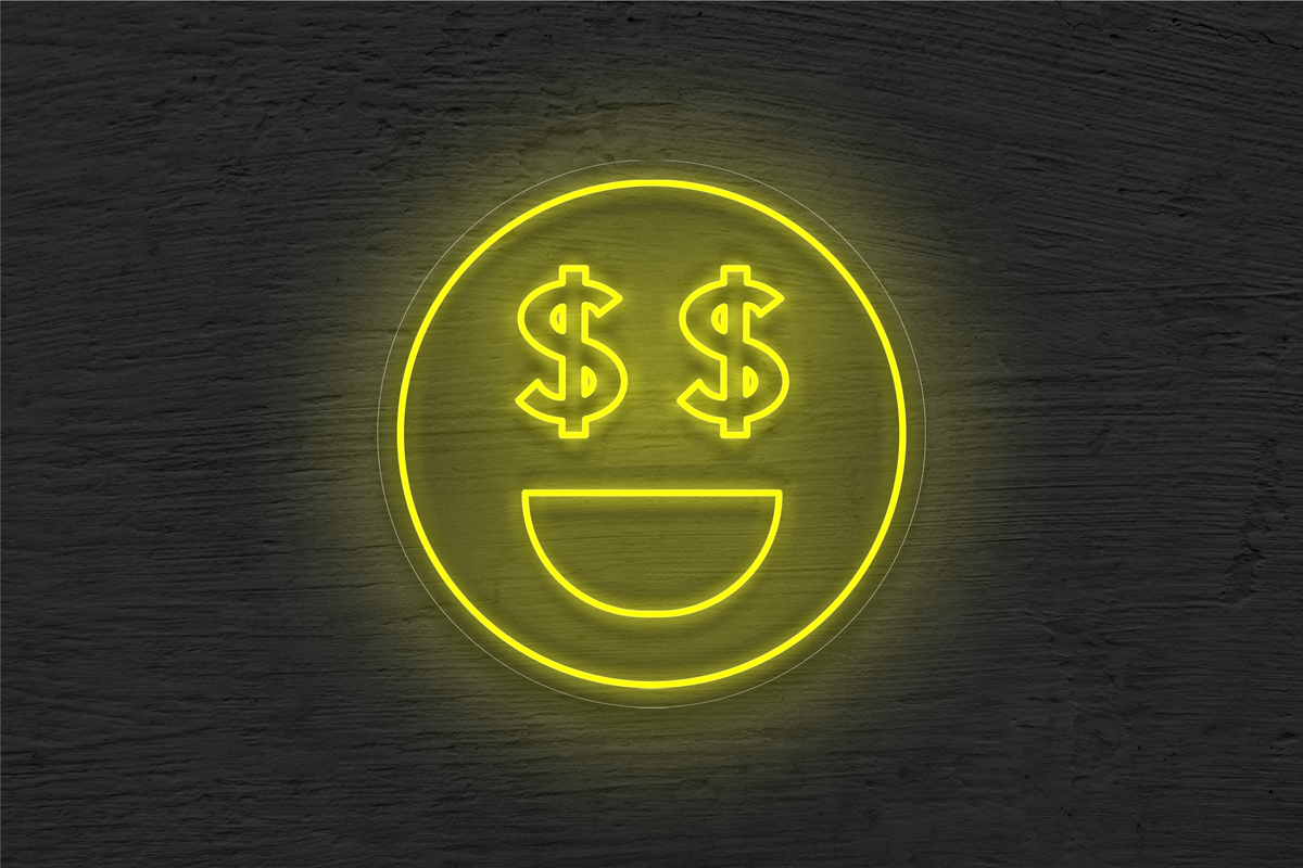 Money Emoji LED Neon Sign