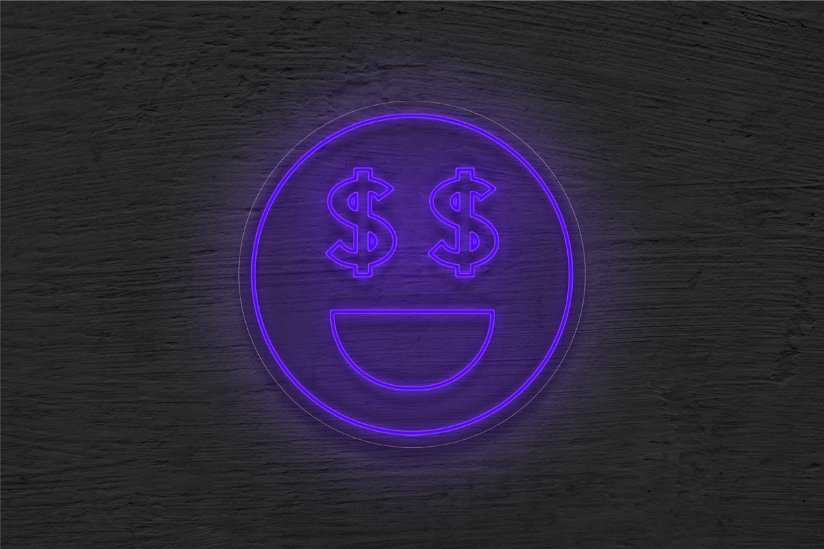 Money Emoji LED Neon Sign