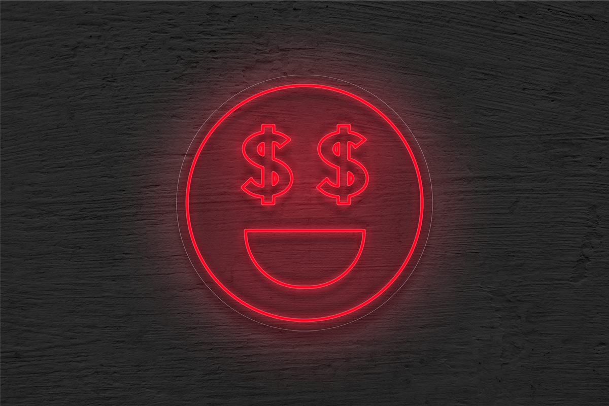 Money Emoji LED Neon Sign
