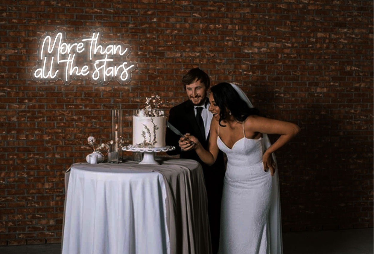 More Than All The Stars LED Neon Sign