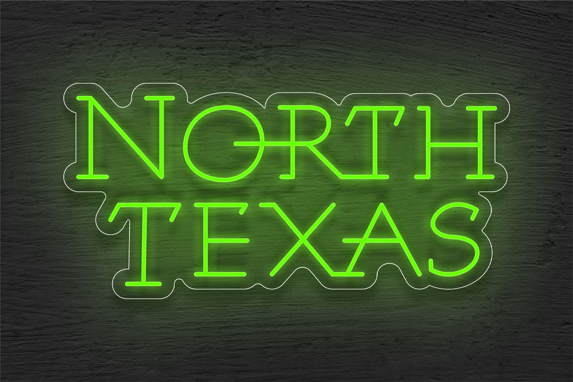 North Texas Mean Green Men's Basketball LED Neon Sign