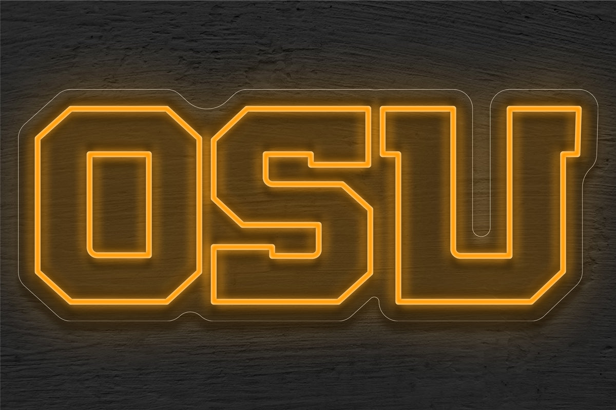 Oregon State University (OSU) Logo LED Neon Sign