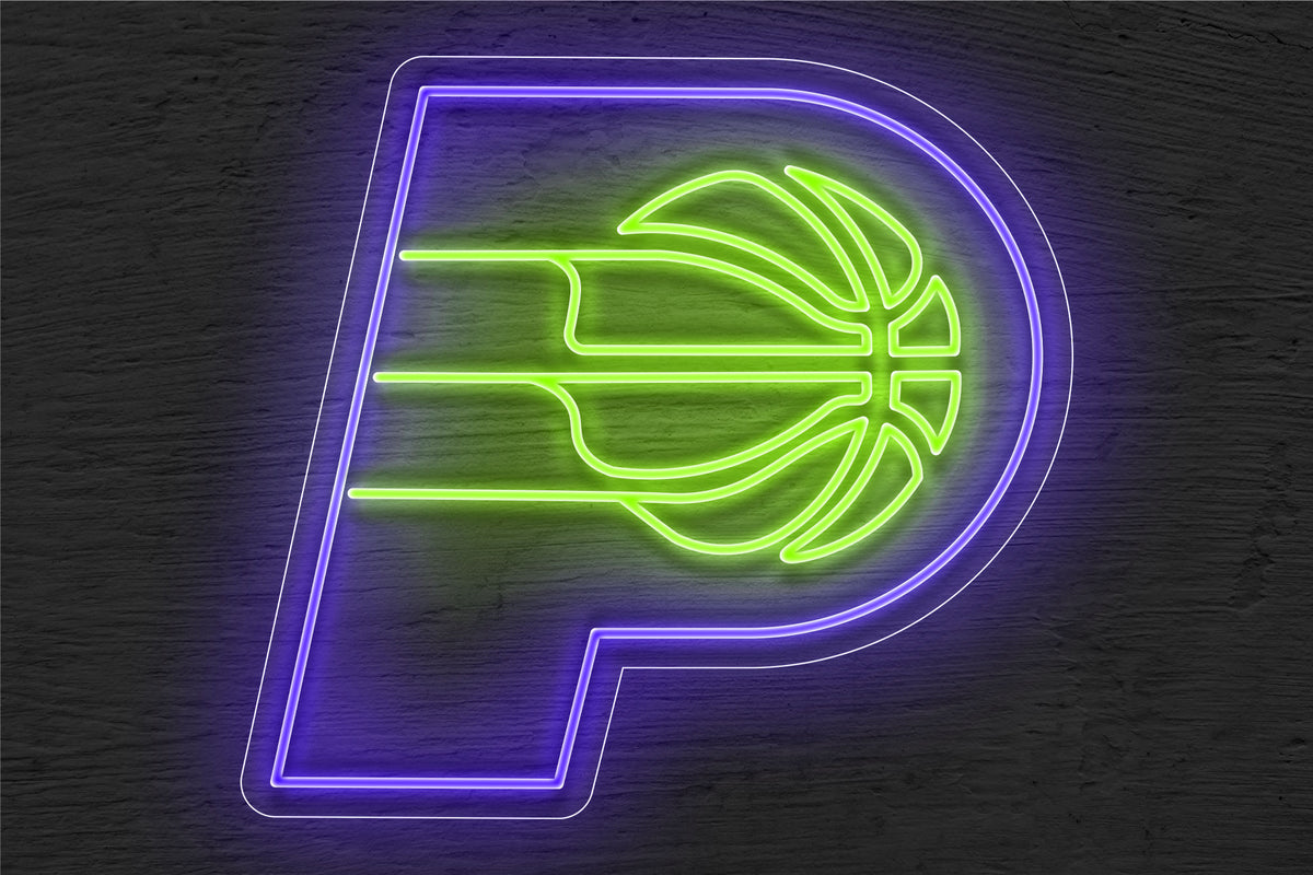 Indiana Pacers Basketball LED Neon Sign